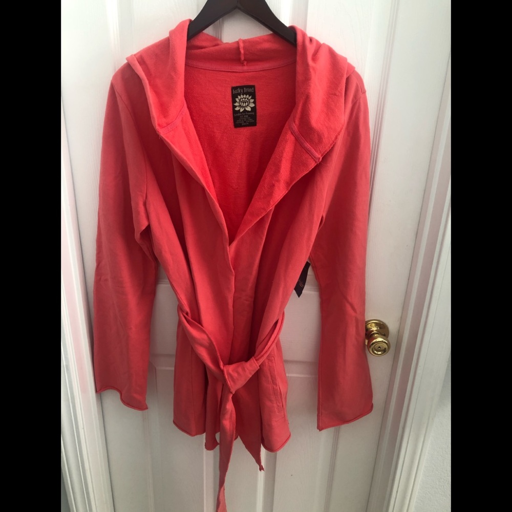 Lucky Brand Cotton Tie Sweater
